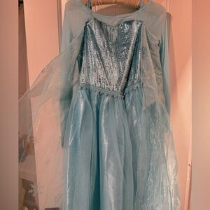 Girls Elsa Costume
